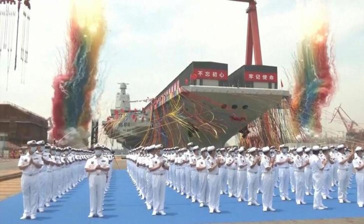 'Fujian', en honor a la provincia costera frente a la isla de Taiwán, reclamada por Pekín.