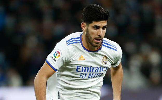 Marco Asensio, en un partido de la pasada campaña. 