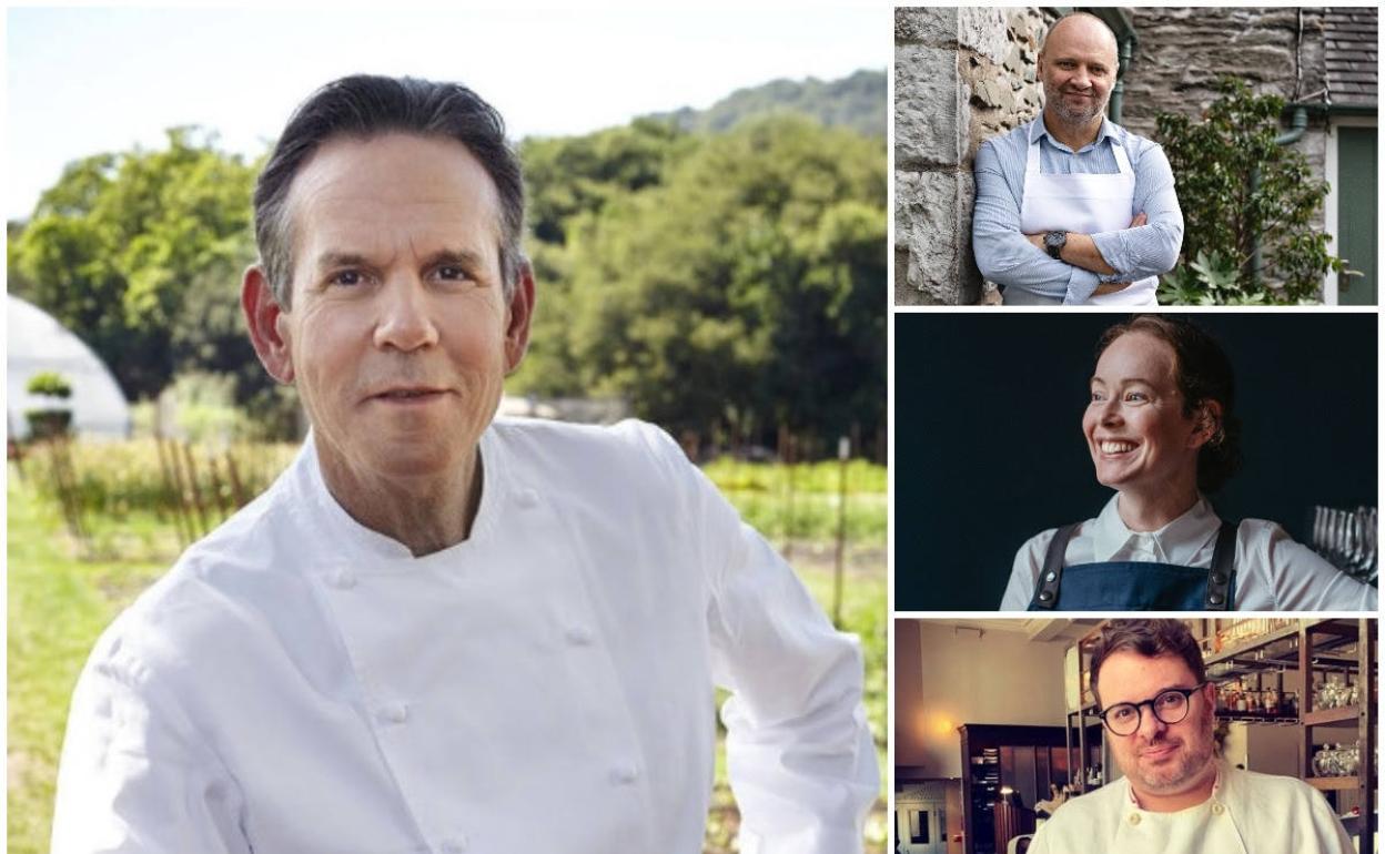 Thomas Keller, Simon Rogan, Roberta Hall-McCarron e Isaac McHale. 