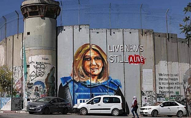 Un mural recuerda a la reportera asesinada