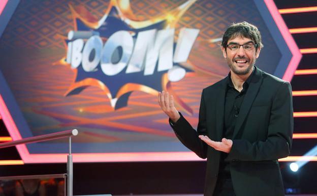 El presentador Juanra Bonet, que ha convertido a '¡Boom!' en el concurso más visto de la televisión española.