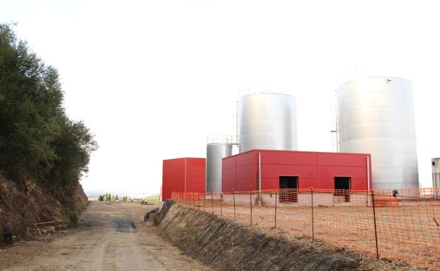 Imagen de la planta en construcción en As Somozas.