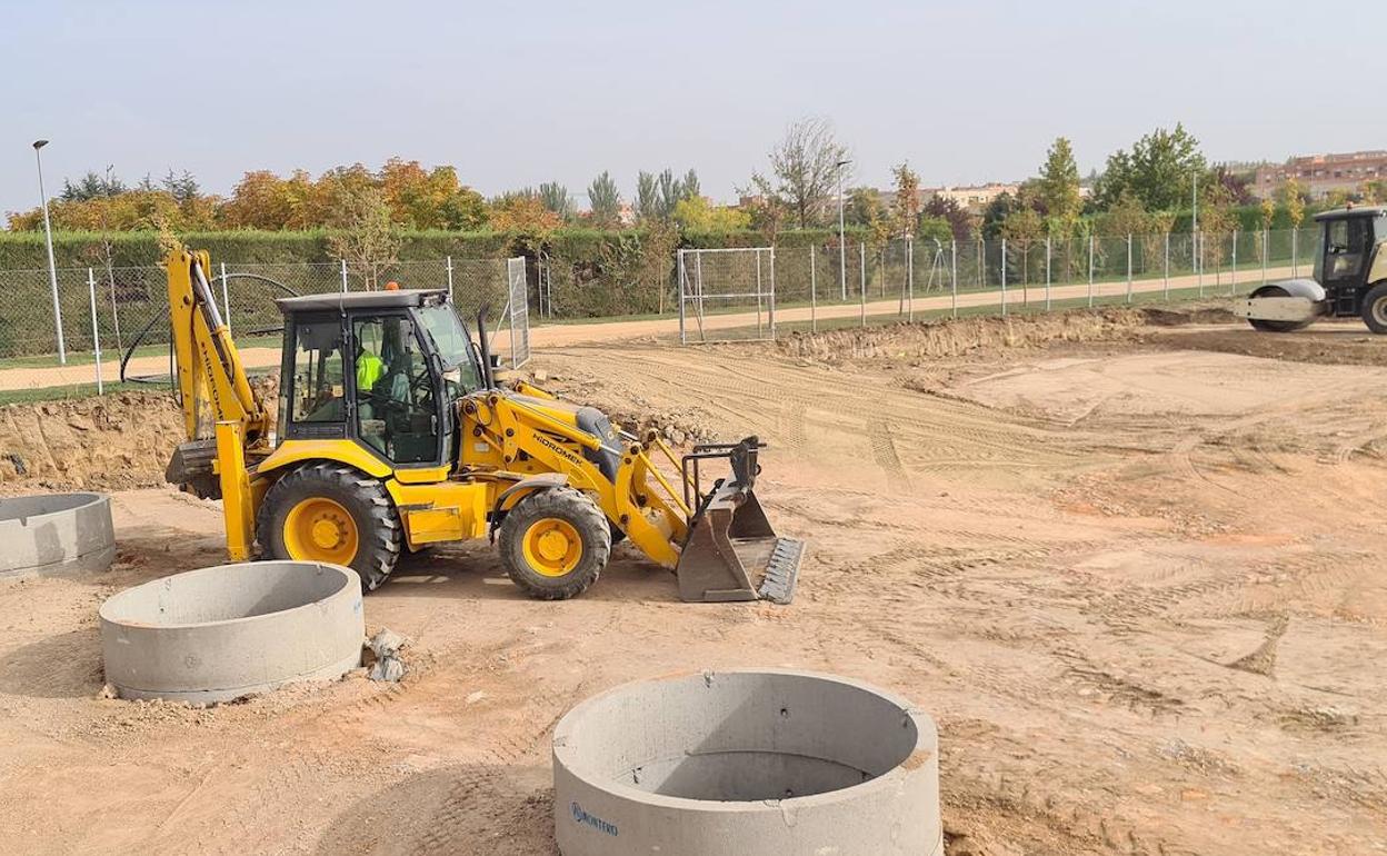 Imagen del lugar en el que se están desarrollando las obras.