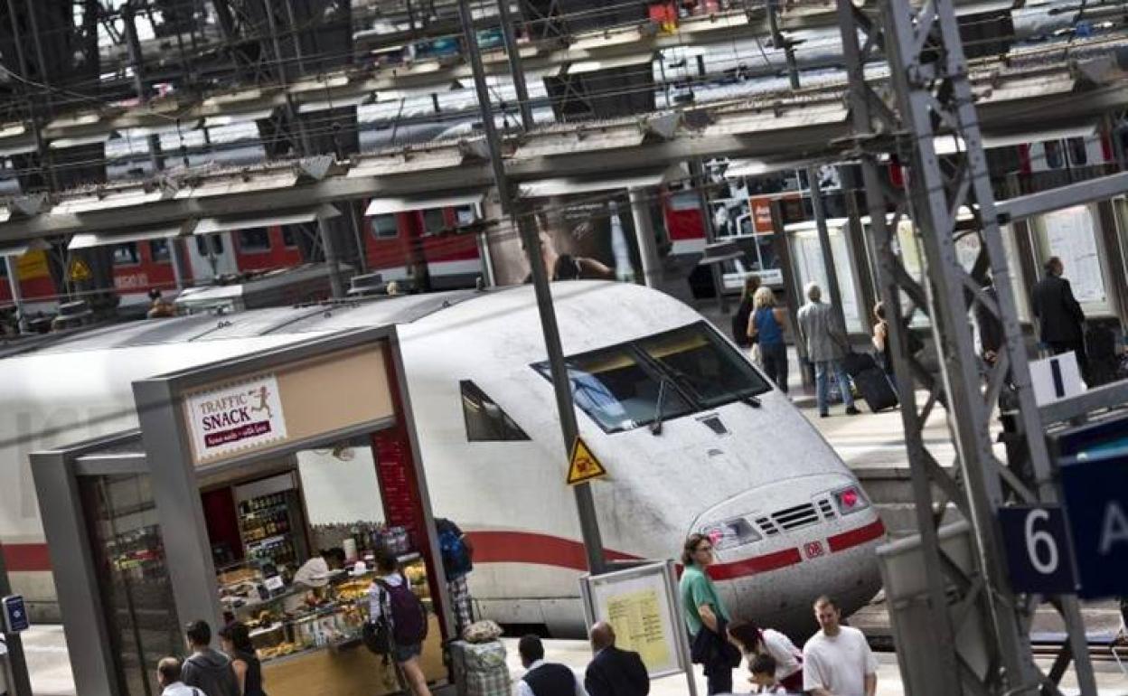 Estación de tren en Fráncfort (Alemania), en una imagen de archivo. 