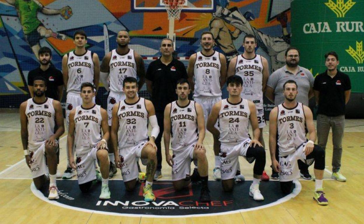 Plantilal del CB Tormes durante la pretemporada. 