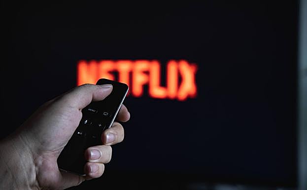 El logo de Netflix.