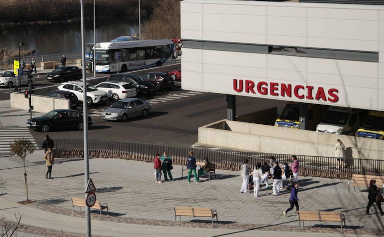 Imagen de las Urgencias del Hospital de Salamanca. 
