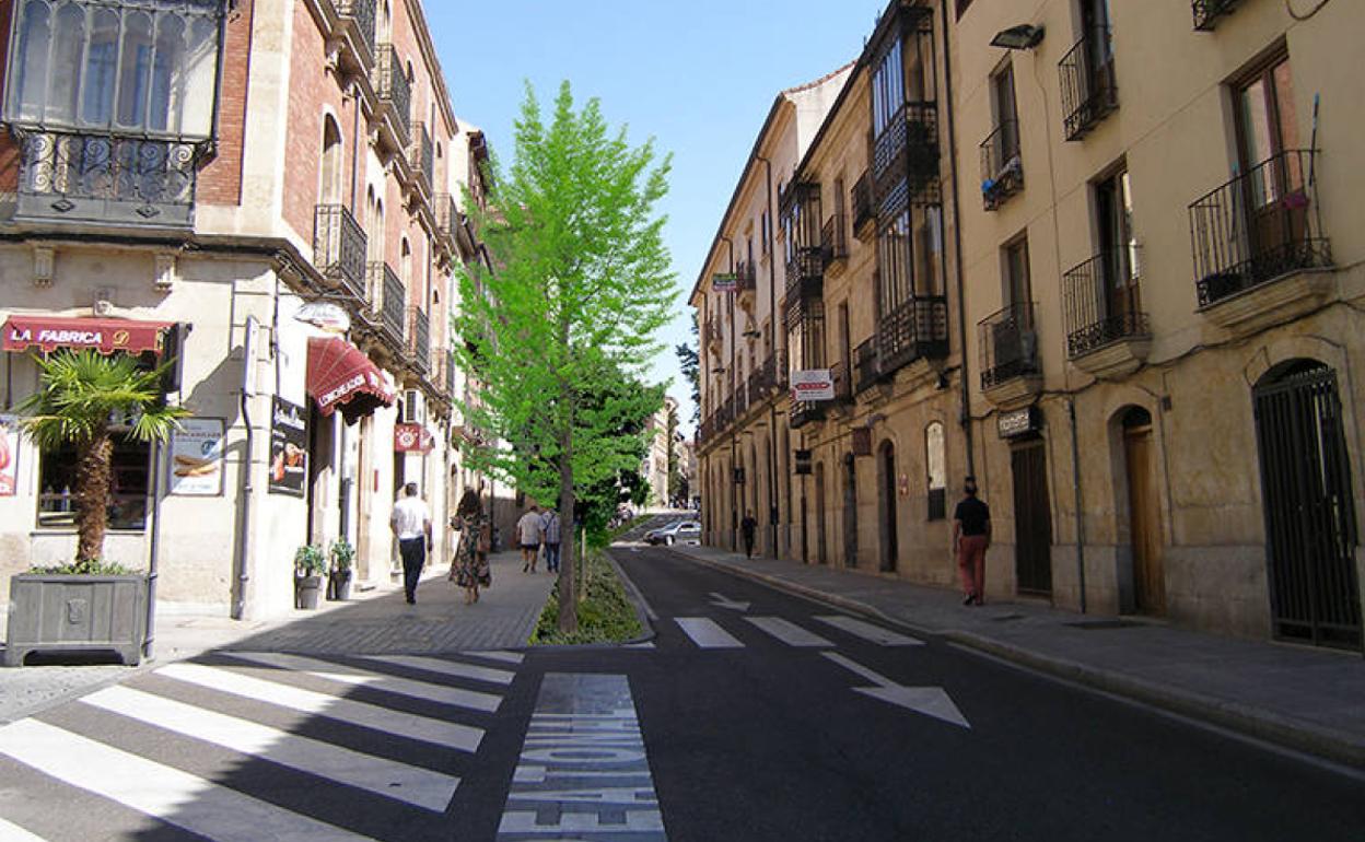 Imagen del proyecto de convertir la Vía de la Plata en un corredor verde en Salamanca