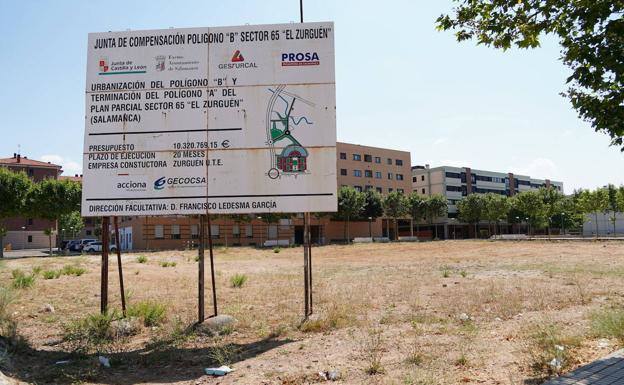 Solar donde está previsto levantar el centro de salud del Zurguén. 