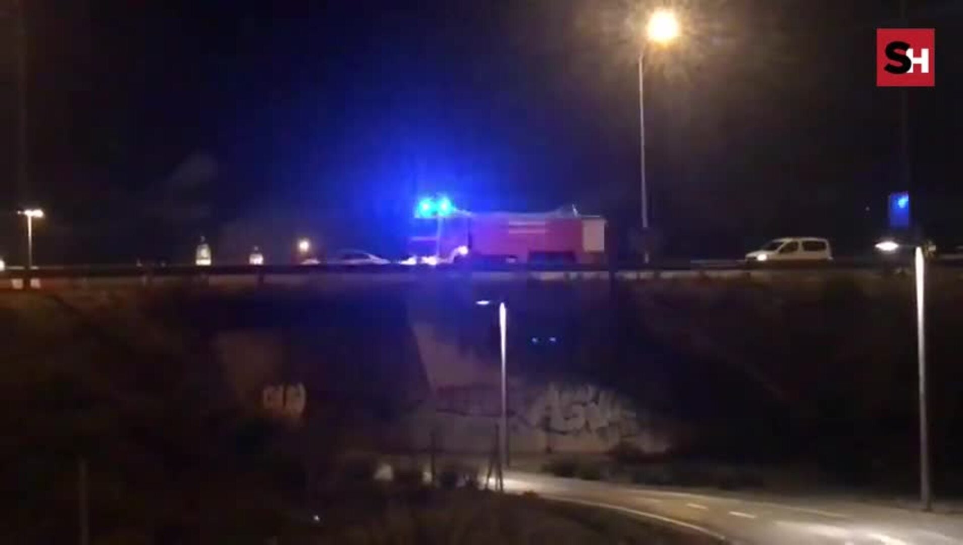 Accidente en la rotonda de Aldeatejada
