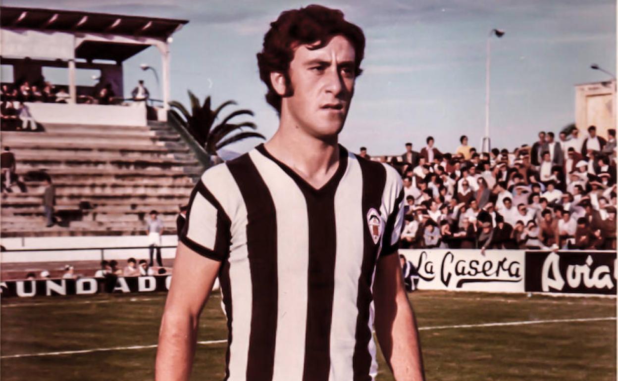 Vicente del Bosque, en su etapa como jugador del CD Castellón. 