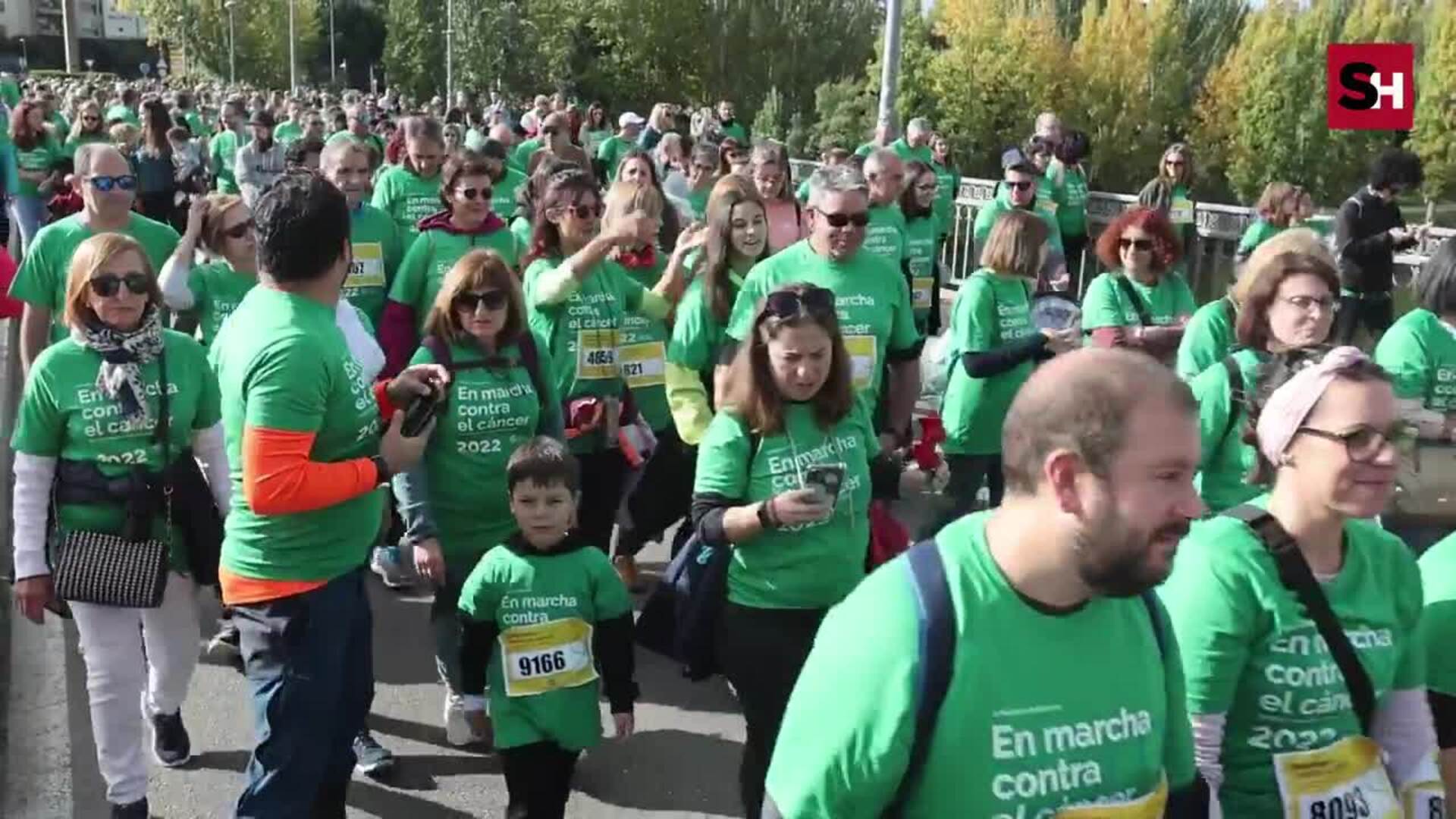 Marcha contra el cáncer en Salamanca