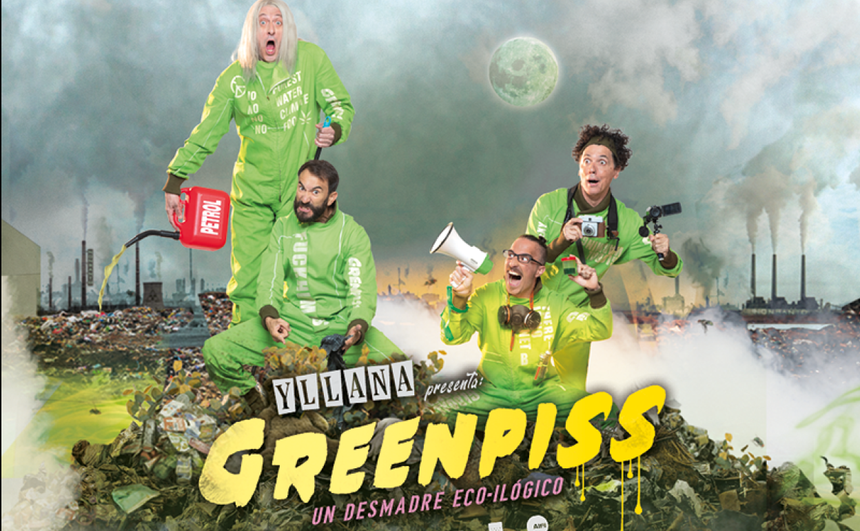 Cartel de la obra teatral 'Greenpiss'