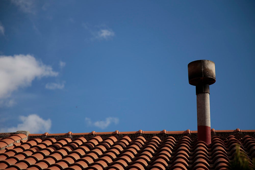 Las viejas chimeneas.