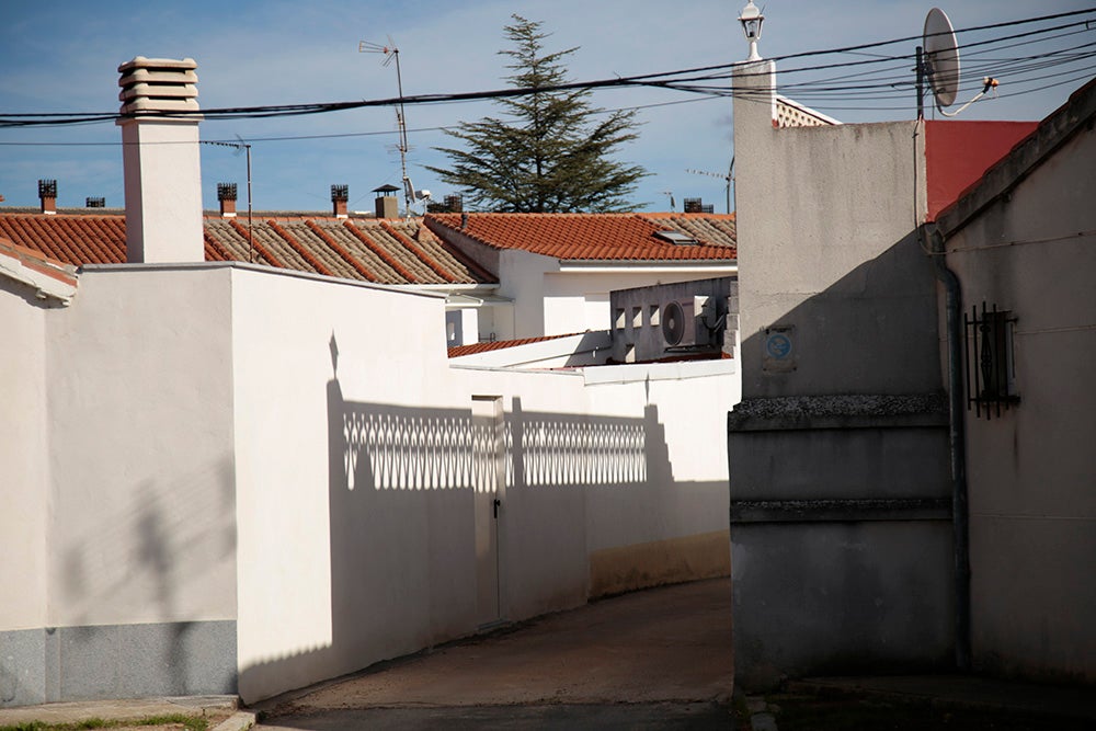 El blanco carecterístico del barrio.