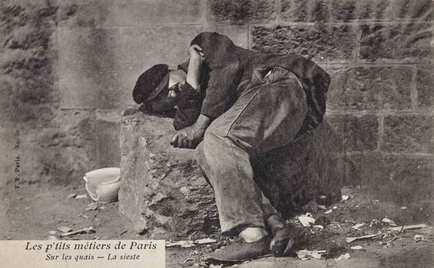 'La siesat /en las orillas' 1904. Fototipia sobre cartulina. 