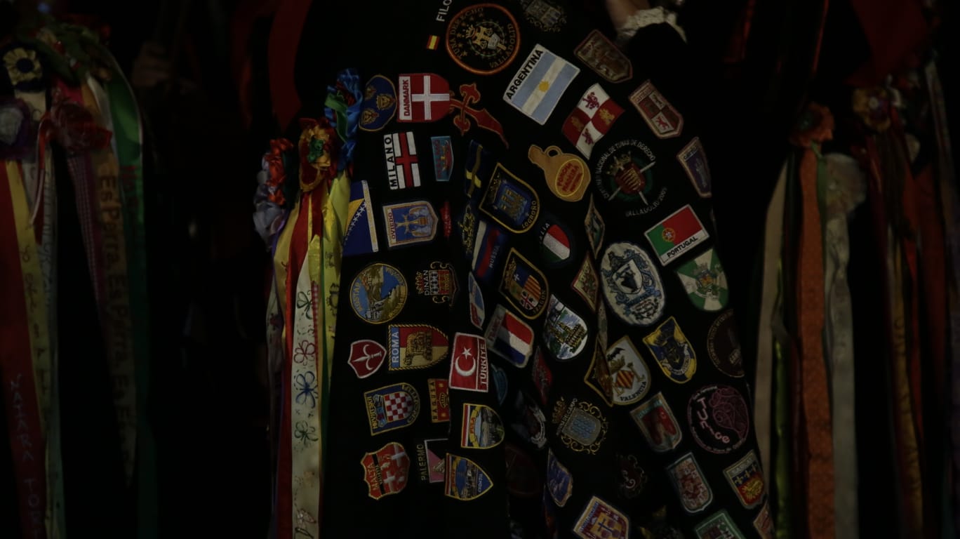 Un momento del desfile de los tunos.