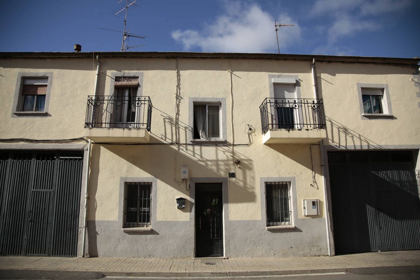 Una casa de las antigua del Teso de la Feria.