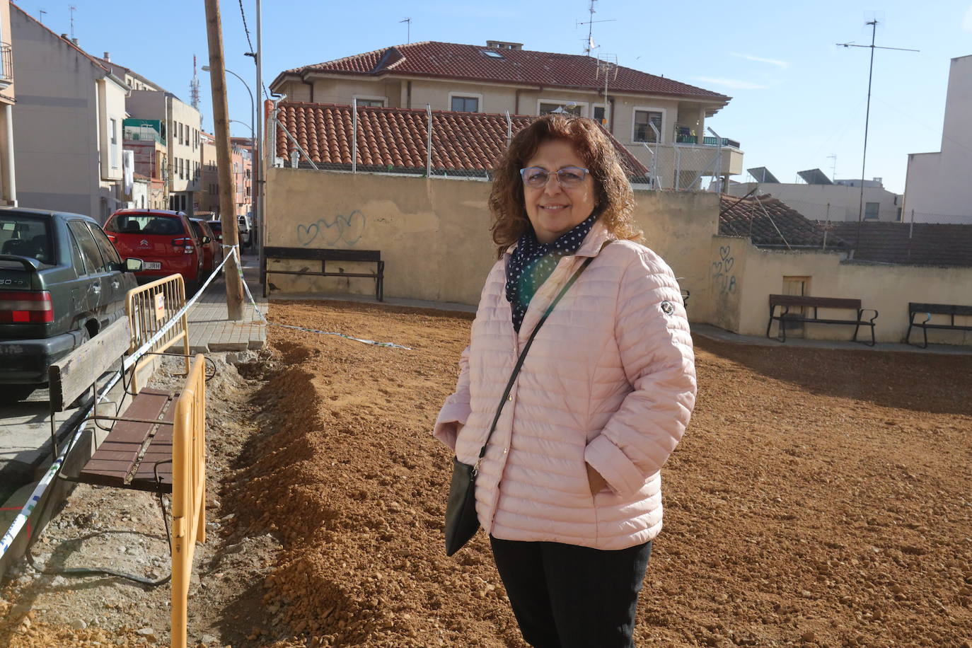 La presidenta de la asociación de vecinos.