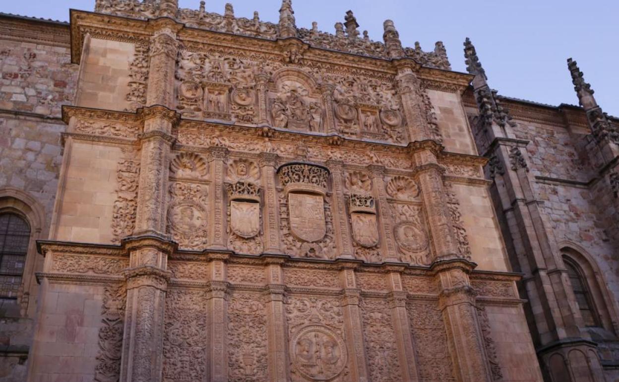 Fachada de la Universidad de Salamanca.