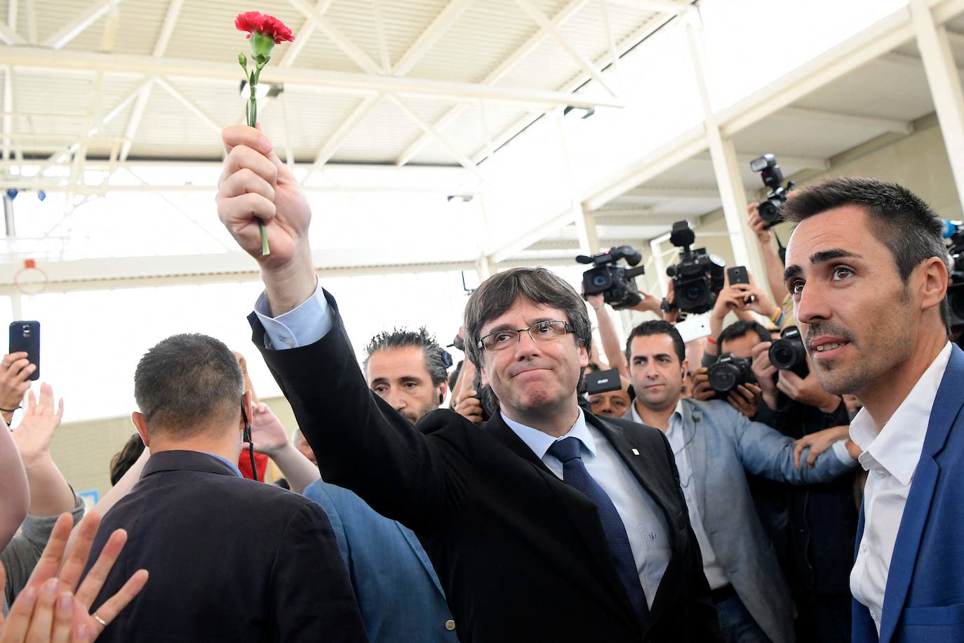 El expresidente catalán, Carles Puigdemont.