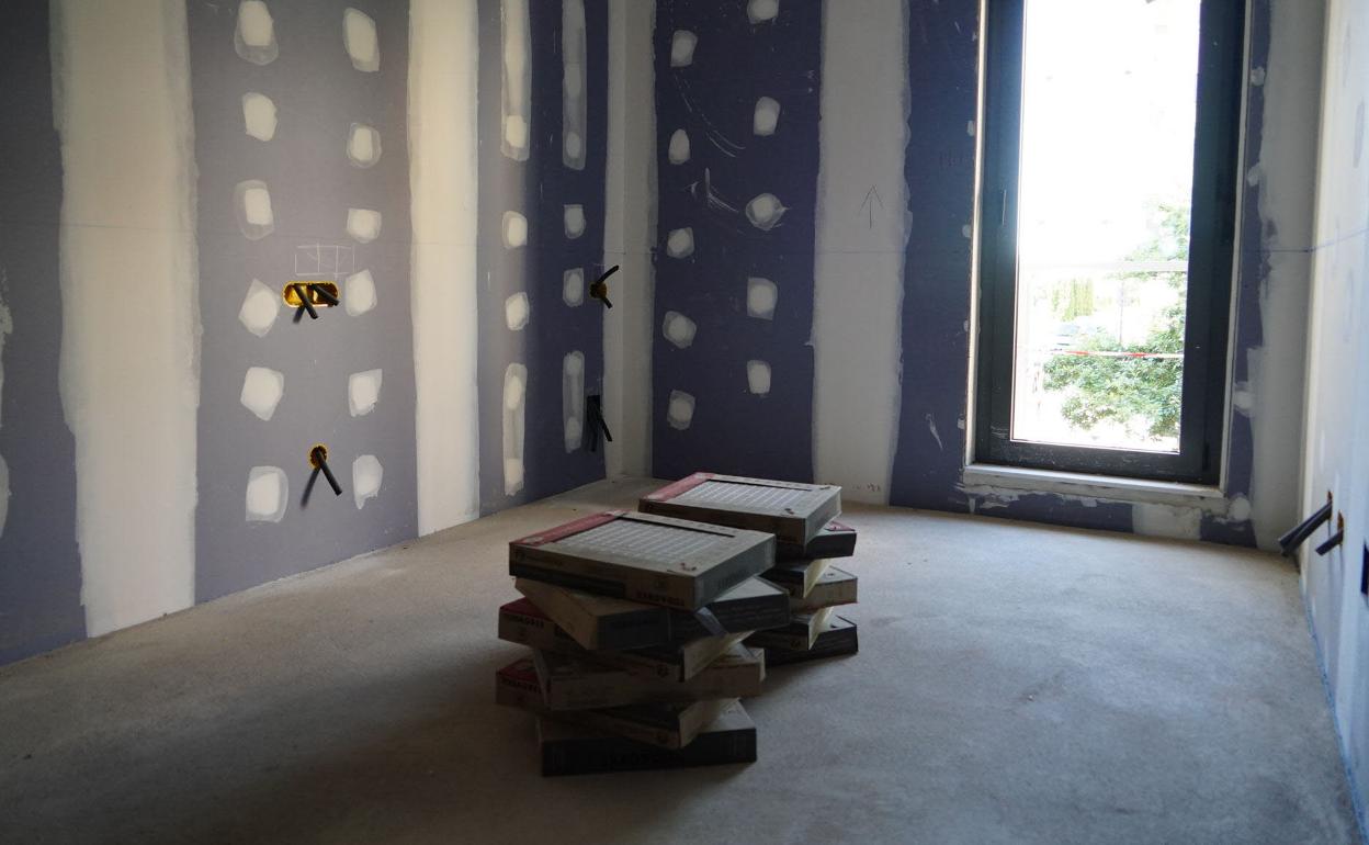 Una vivienda en construcción en Salamanca 