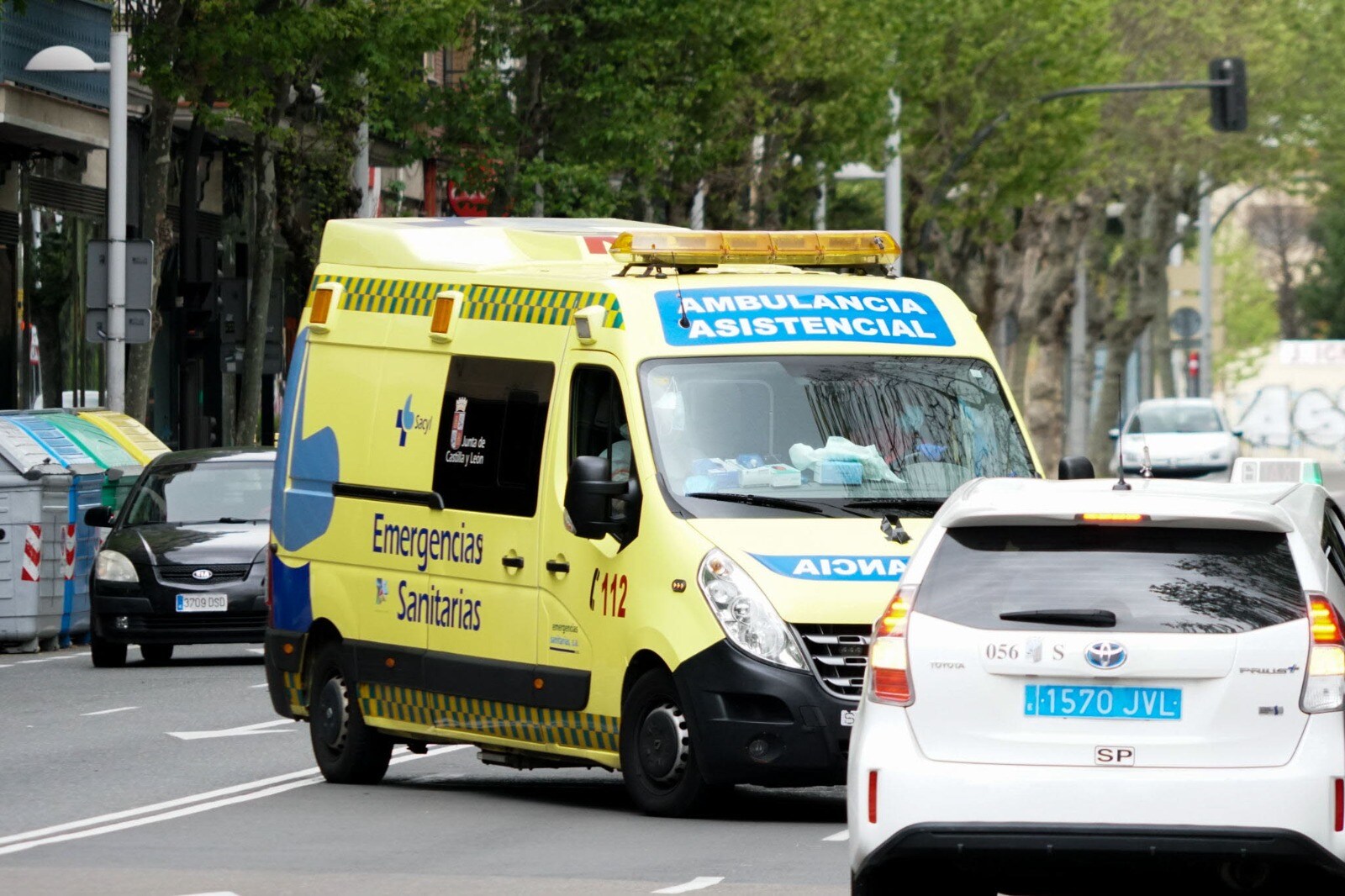 Una ambulancia en una imagen de archivo. 