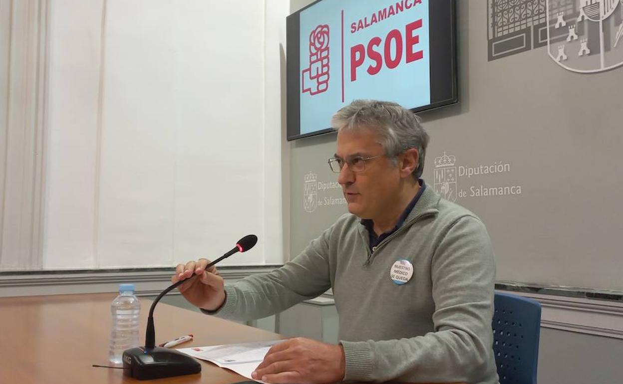 Fernando Rubio, portavoz del Grupo Socialista. 
