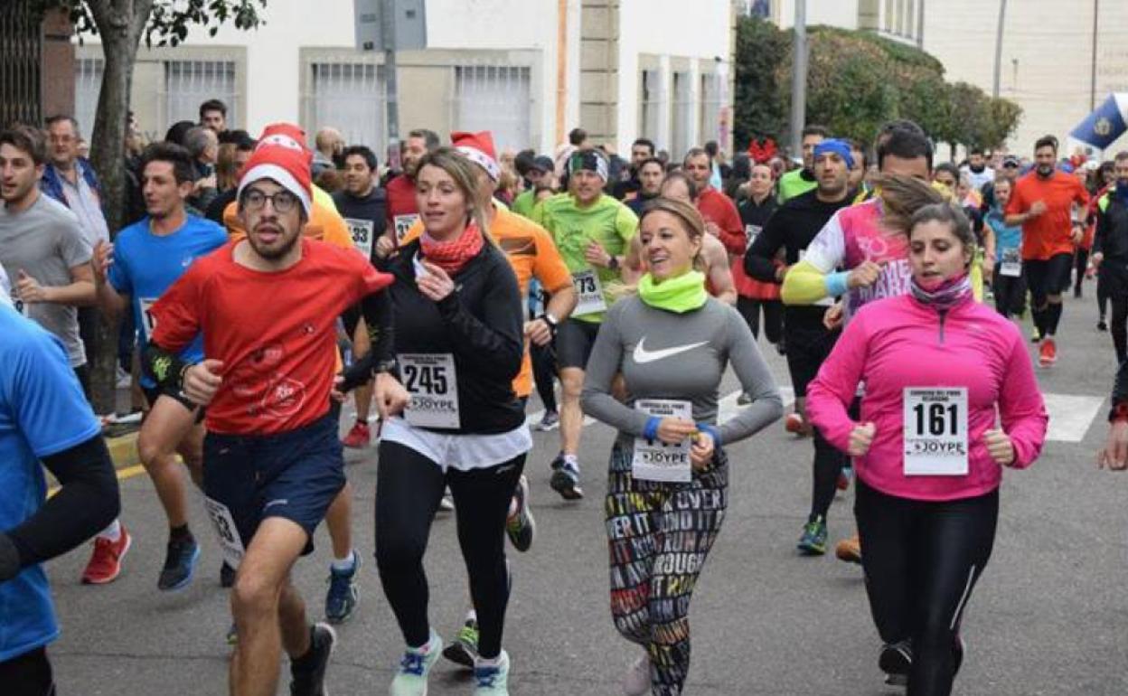 Participantes de la 'Carrera del Pavo' en una edición pasada.
