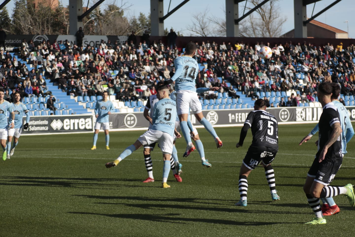 Fotos: Unionistas encaja una goleada del Celta B en el último partido del año (0-3)