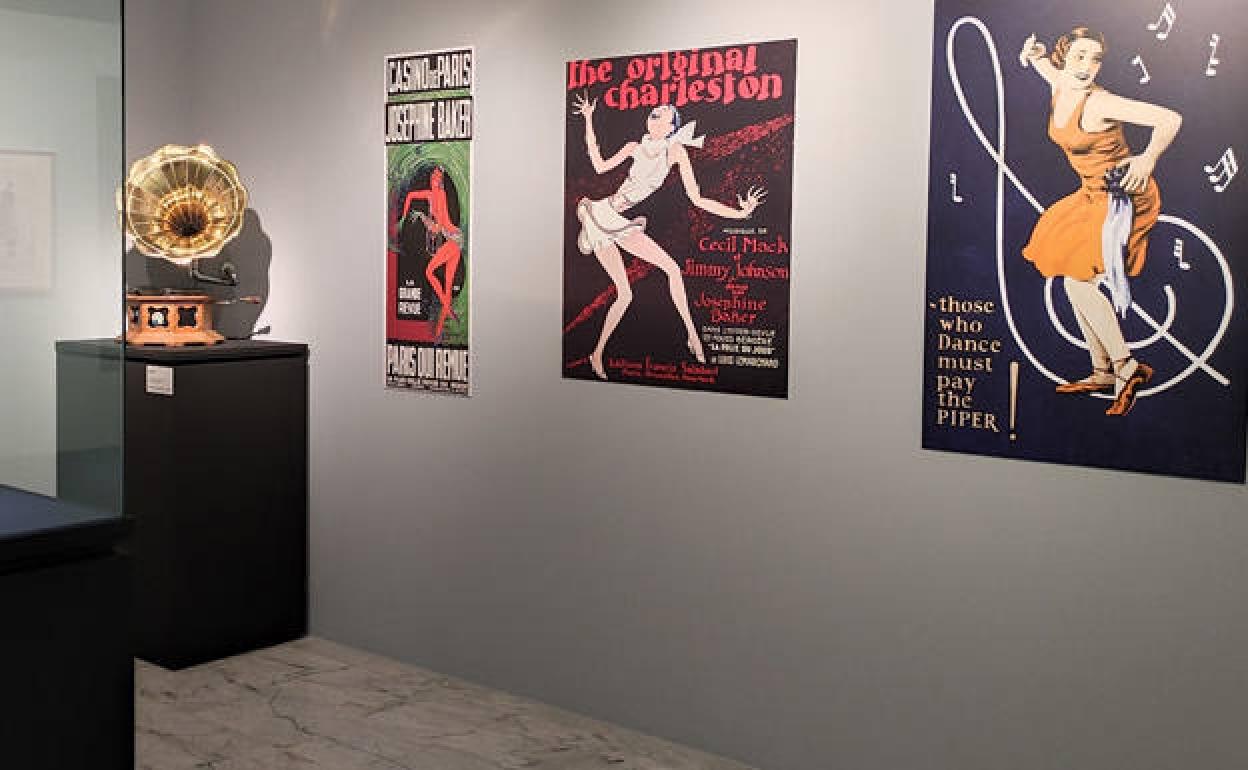 Obas de la exposición. 