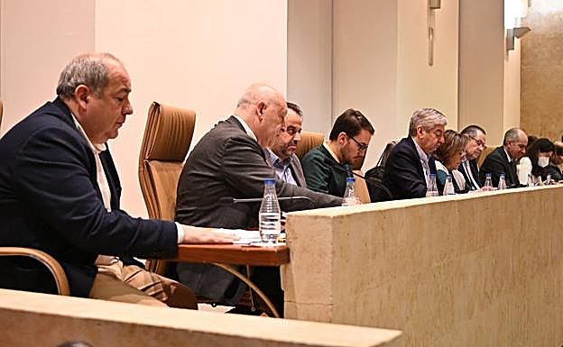 Un instante del pleno municipal. 