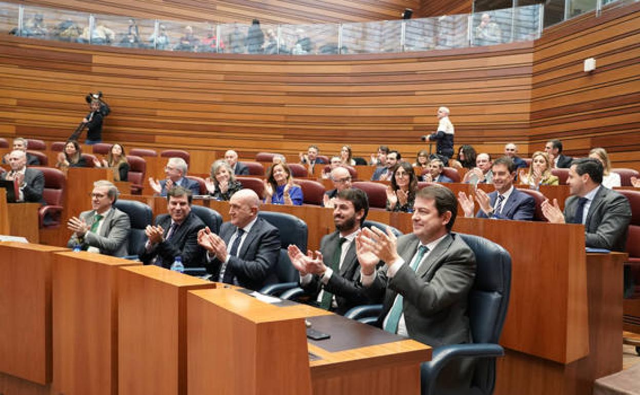 Pleno de las Cortes de Castilla y León. 