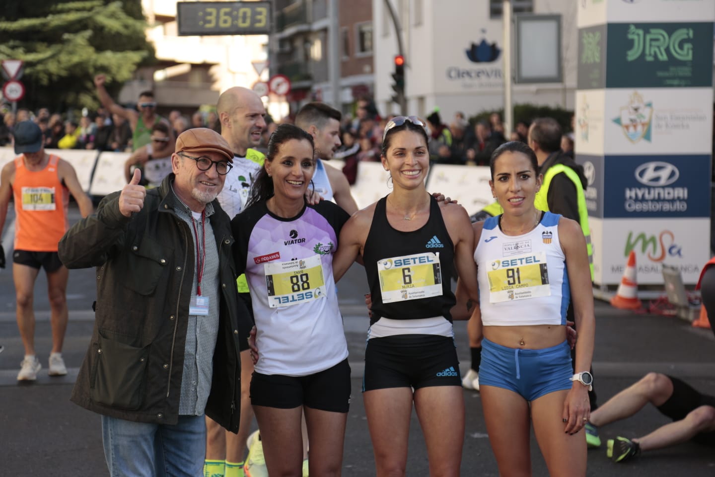 Fotos: Pablo Sánchez Gómez y Nuria Lugueros conquistan la XXXVIII San Silvestre Salmantina