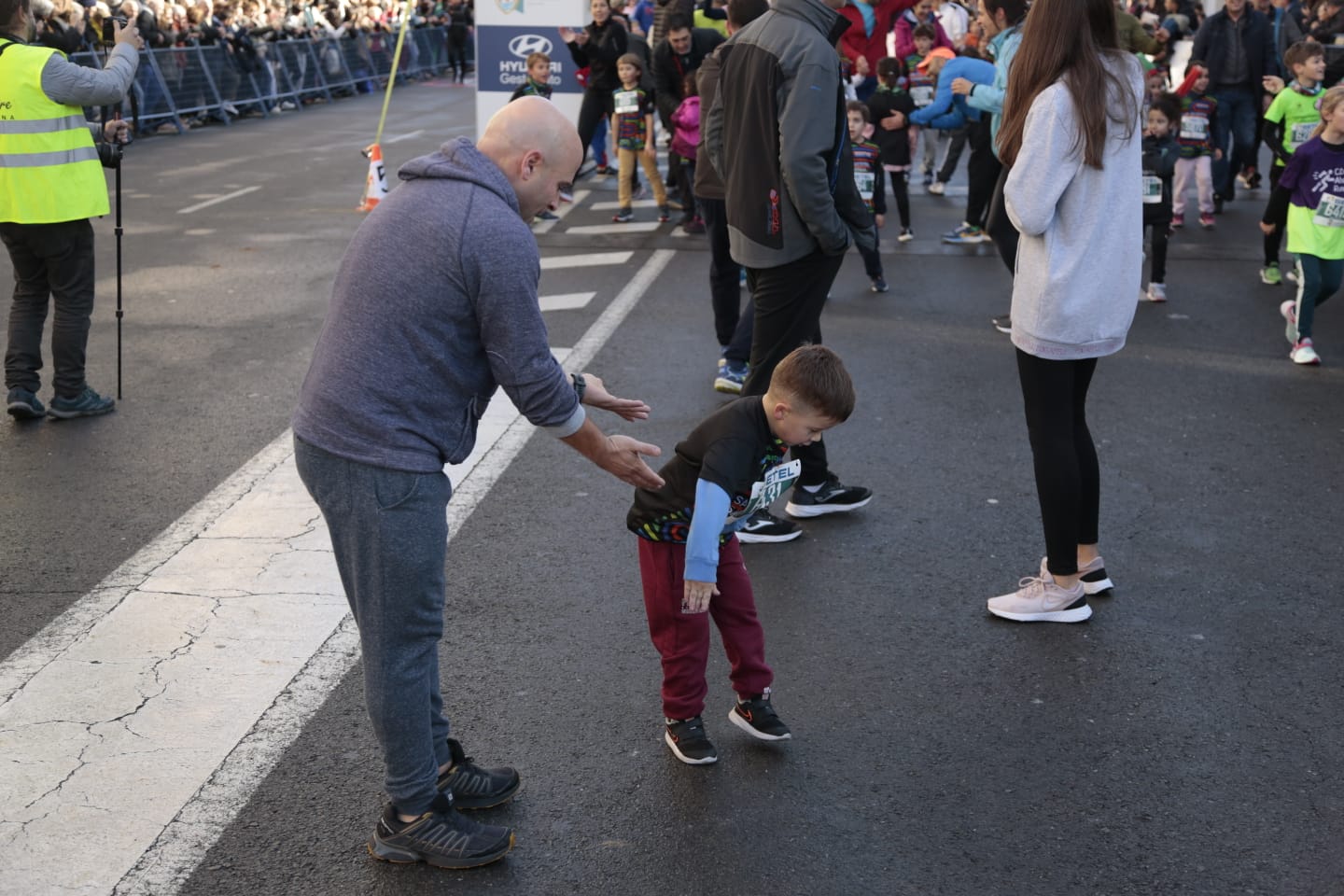 Fotos: Guillermo Perea y Paula Martínez ganan la carrera A de la San Silvestre