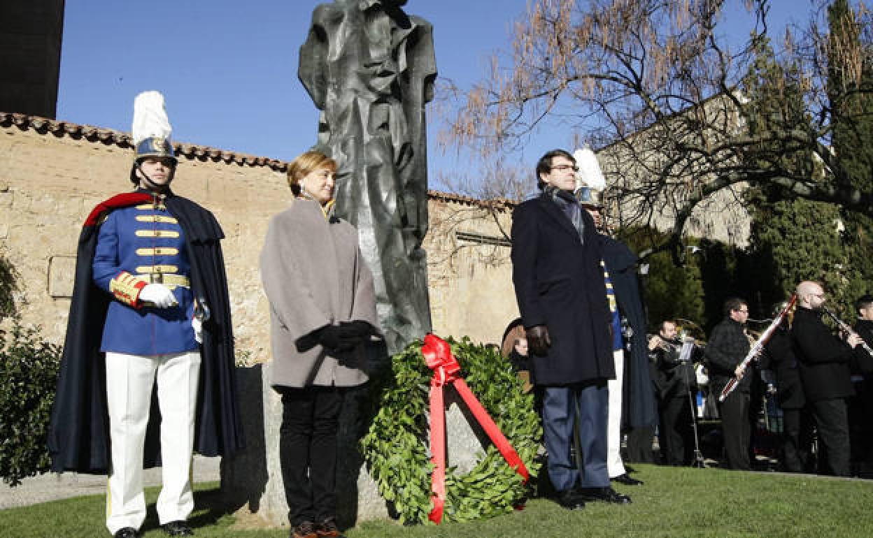 Imagen del homenaje a Unanumo en una edición anterior. 