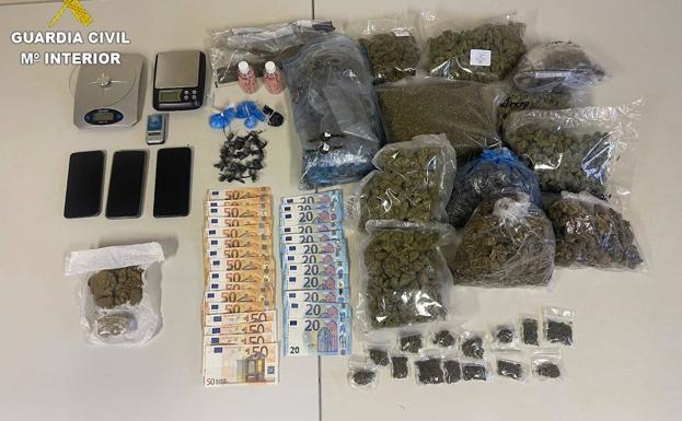 Golpe a la venta de marihuana, hachís y cocaína en los barrios de Salamanca