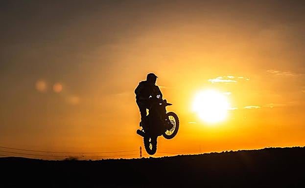 Santolino, en acción en el 'shakedown', la jornada de pruebas. 