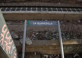 El apeadero de La Alamedilla fue derruido en 2020.