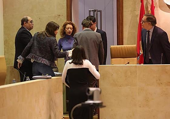 Un momento del pleno en el que se aprobó la comisión de investigación.