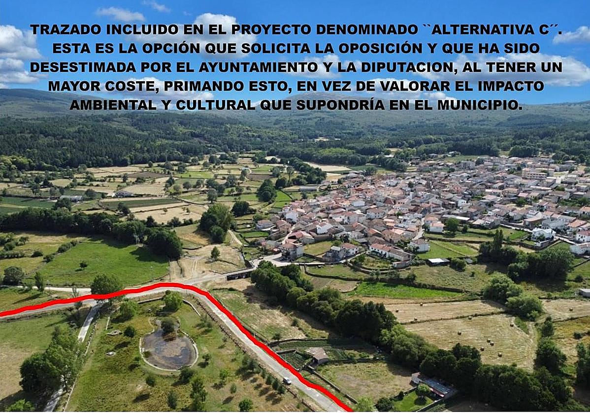 El PSOE critica el proyecto de la Diputación para la variante de Navasfrías