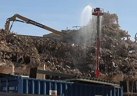Demolición del viejo hospital de Salamanca.