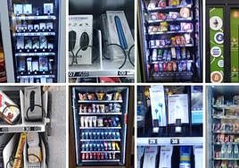 Productos en varios de los locales de expendedores que hay en Salamanca.