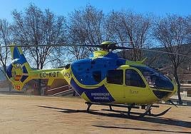 Trasladan a Salamanca a uno de los heridos tras una colisión frontal en Zamora