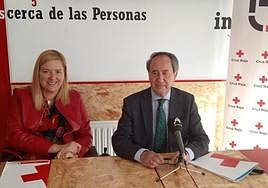 Maribel Campo y Jesús Juanes, durante la rueda de prensa.