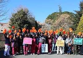Protesta de los Cuidadores Técnicos de Servicios Asistenciales en Salamanca.
