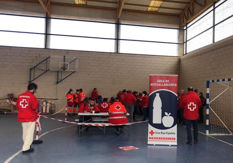 Cruz Roja Salamanca elige La Alberca como lugar para su simulacro de emergencias