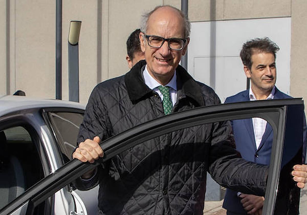 Javier Iglesias, en un acto de la Diputación.