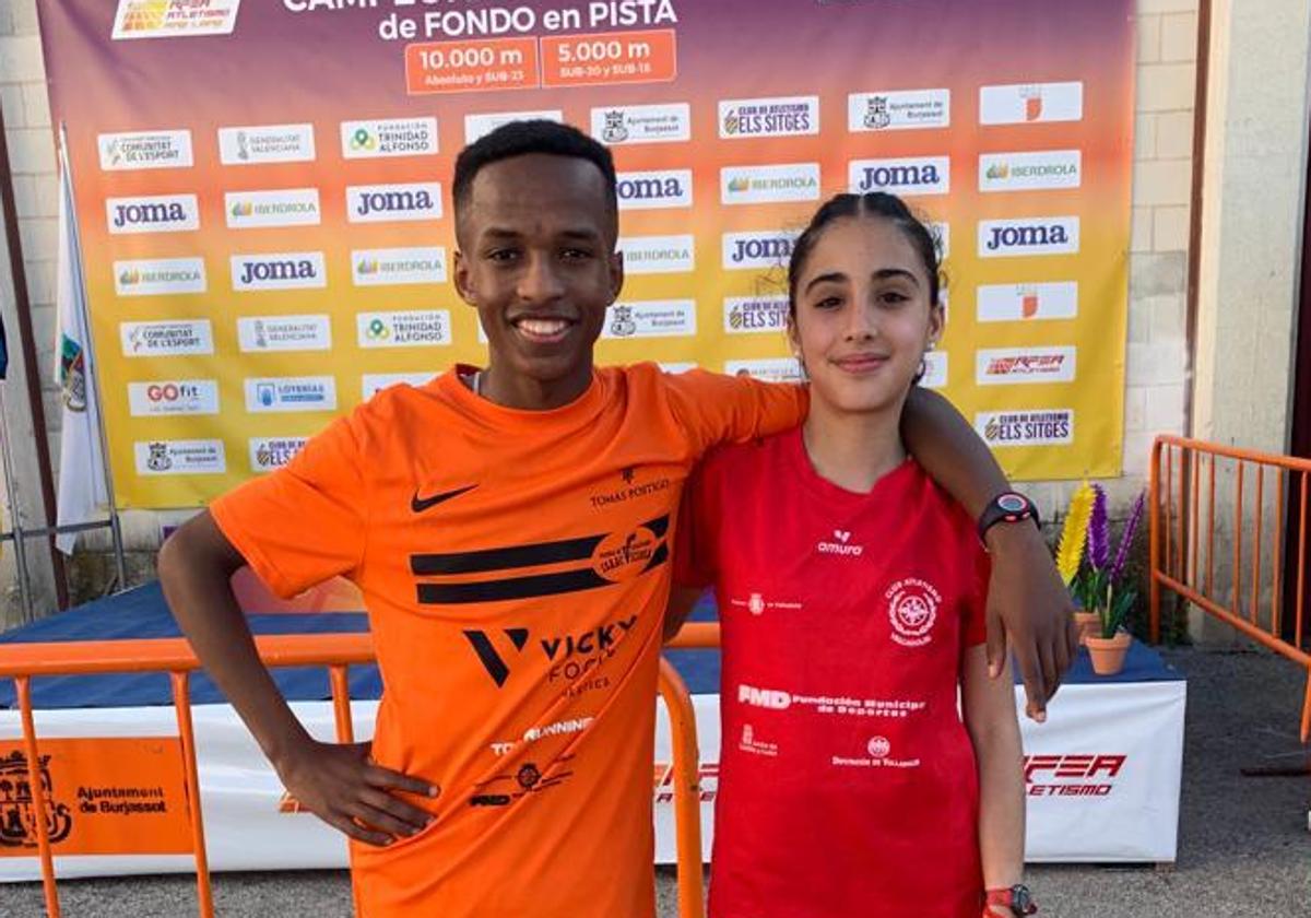 Kuma Samuel Barrios y Andrea Jaén Martínez, en el Nacional.