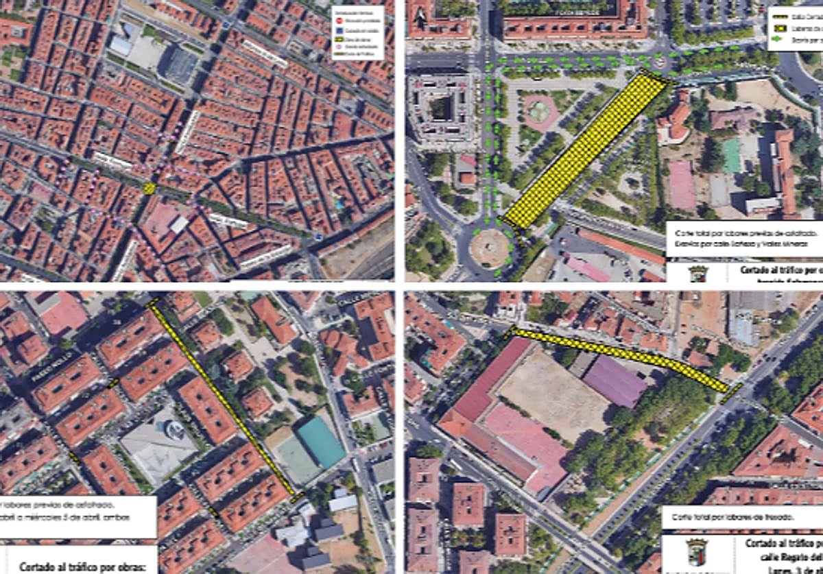 Cortes mañana en las avenidas de Salamanca y Portugal y en Regato del Anís y Peñafiel